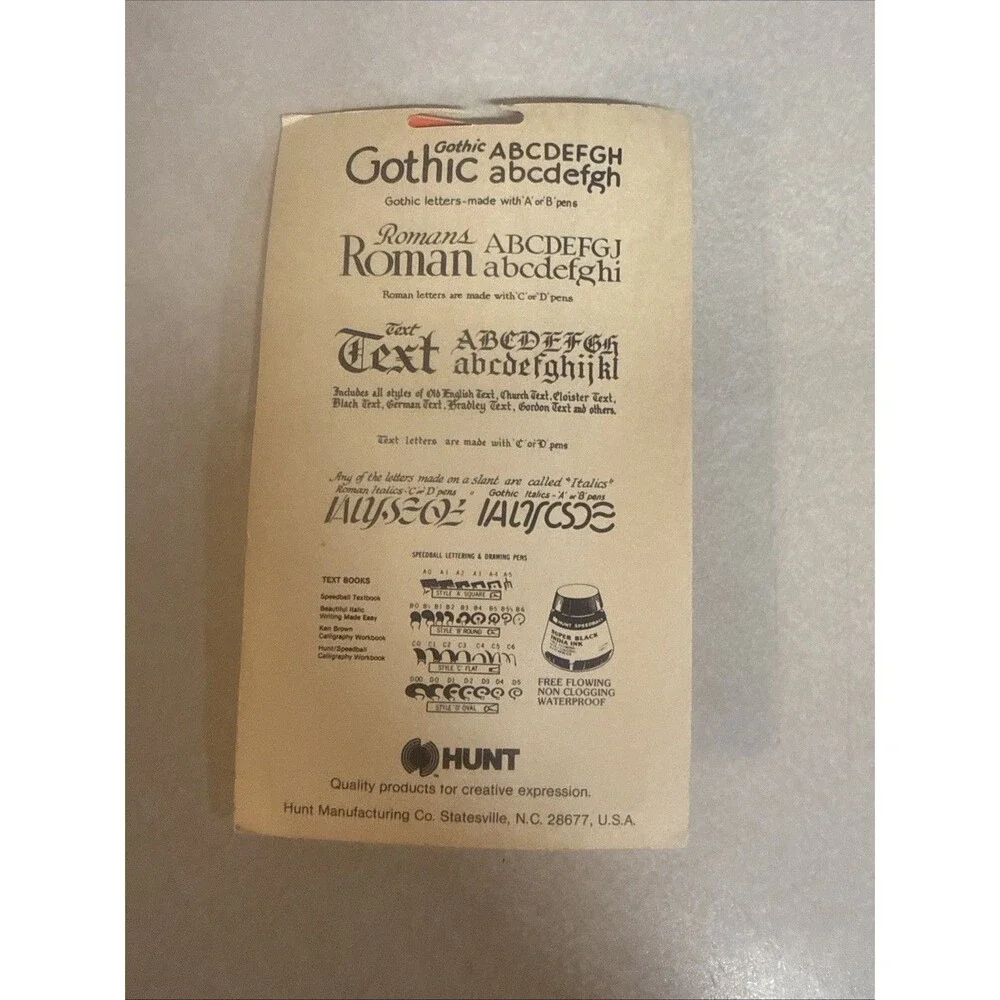 Speedball C Style Lettering Set